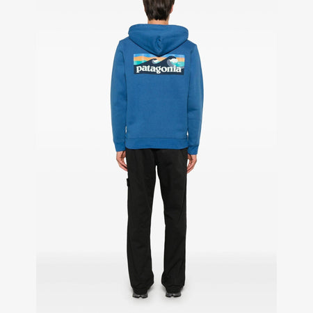 Felpa Patagonia Boardshort Logo Uprisal Hoody endless blue