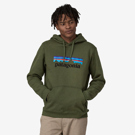 Felpa Patagonia P-6 Logo Uprisal Hoody pine green
