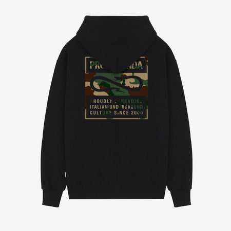 Felpa Propaganda Label Camo Black