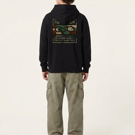 Felpa Propaganda Label Camo Black