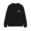 Felpa Propaganda Logo Embroid crewneck black