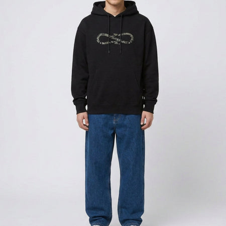 Felpa Propaganda Logo Python Black