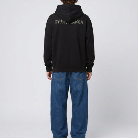 Felpa Propaganda Logo Python Black