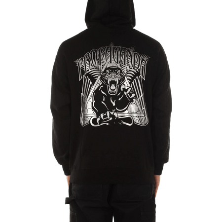 Felpa Propaganda Triangle Panther hoodie black