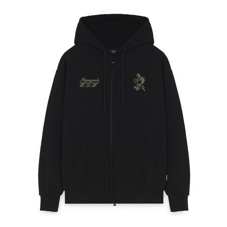 Felpa Propaganda Whisper Zip Black