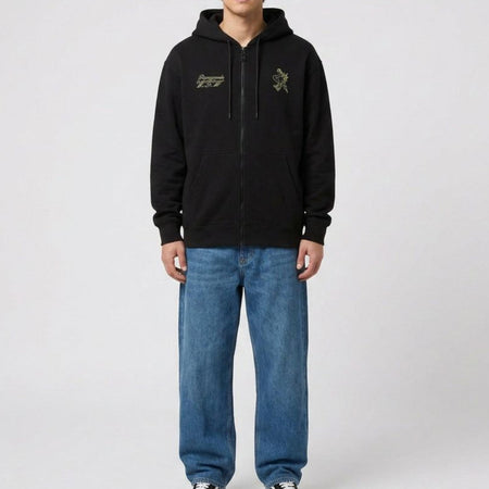 Felpa Propaganda Whisper Zip Black