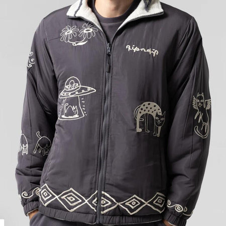 Felpa Rip N Dip Blonded Reverse Jkt Sand