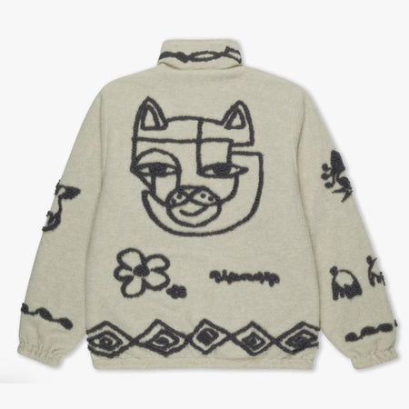 Felpa Rip N Dip Blonded Reverse Jkt Sand