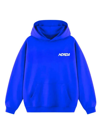 Felpa War Boxy Fit 460g 100% Cotone con Cappuccio Horda Brand Streetwear