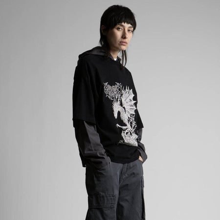 Felpa Wasted Paris Balaur hoodie black