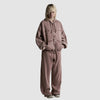 Felpa Wasted Paris Splinter zip Burgandy