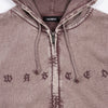 Felpa Wasted Paris Splinter zip Burgandy