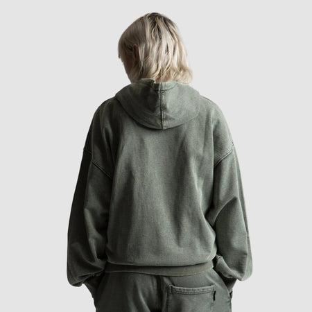 Felpa Wasted Paris Splinter zip Olive