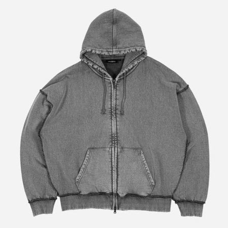 Felpa Wated Paris Kingdom Curve Zip Black