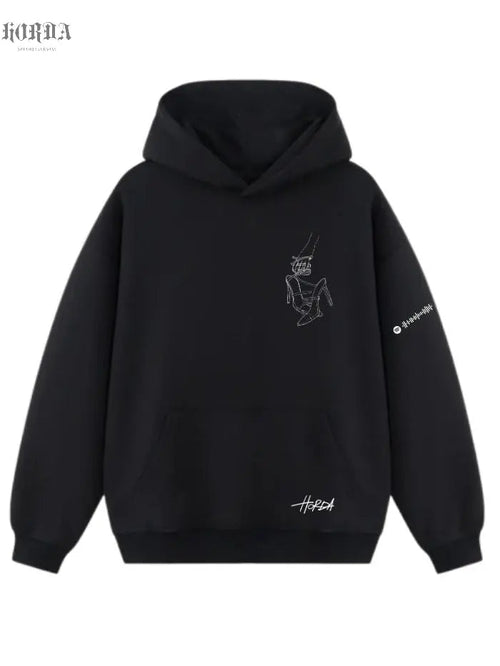 Felpa con cappuccio 100% cotone in collaborazione tra Horda e Sarah Toscano Horda Brand Streetwear