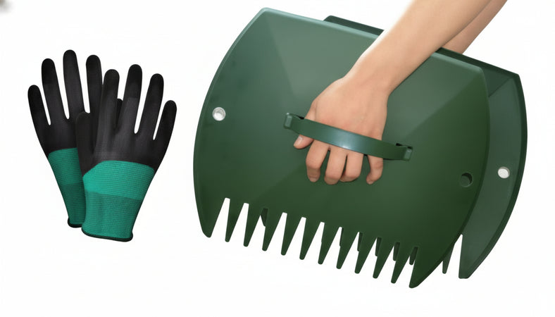 Fenner OpenAir Set 2pz Palette Raccogli Foglie + Guanti Nitrile