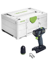 Festool trapano avvitatore txs 18-basic (solo corpo + sys3 m 187) 4014549413616