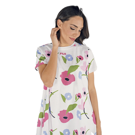 Fila Camicia da notte in cotone Jersey a Maniche Corte FPS4170 S20