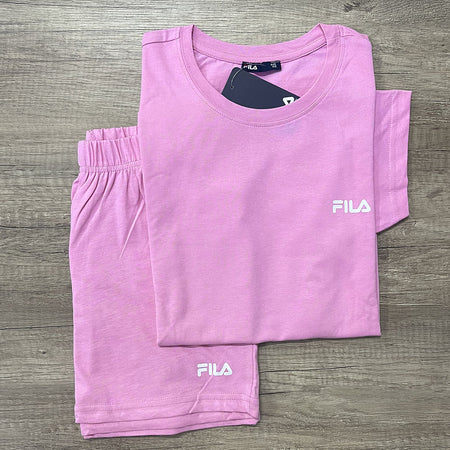 Fila Pigiama Corto da Donna  in cotone Jersey a Maniche Corte FPS4176 S24