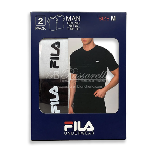 Fila Confezione 2 T-Shirt 100% Cotone Uomo FU5053 2505S14