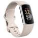 Fitbit Charge 6 braccialetto porcelain /argento