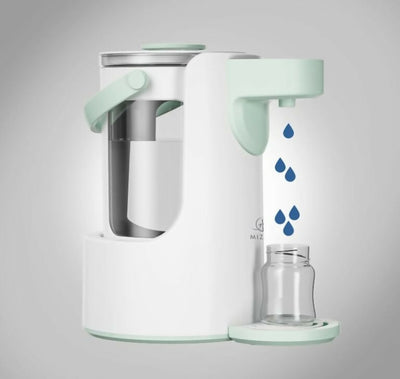 MIZU BABY - Onsui Dispenser Acqua Calda per Formula, dosaggio automatico, controllo esatto temperatura, 5 temperature, mantenimento temperatura