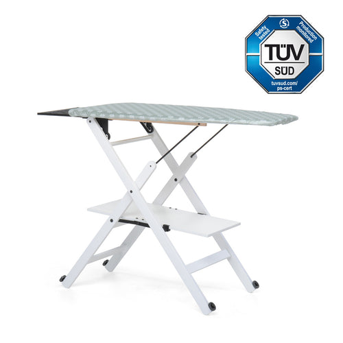 Foppapedretti assai asse da stiro, bianco pieghevole