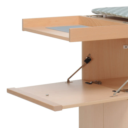 Foppapedretti lo stiro mobile con asse da stiro a scomparsa, legno, colore naturale