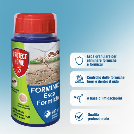Forminix Esca Formiche gr 200 Esca Insetticida Pronto Uso SBM Life