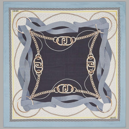 Foulard Liu Jo Stampa Nastri 120x120 in Busta Regalo