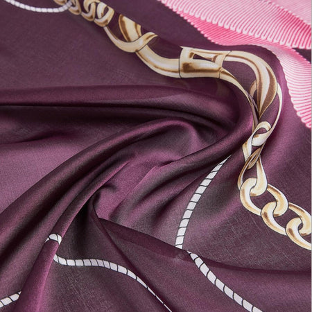 Foulard Liu Jo Stampa Nastri 120x120 in Busta Regalo