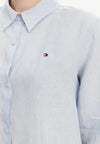 Tommy Hilfiger CAMICIA ESS LINEN RELAXED SHIRT da donna