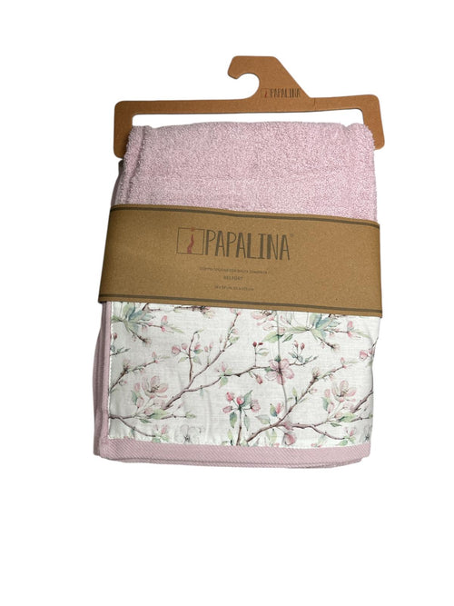 Set Asciugamani 1+1 Papalina Belfort in Spugna di Cotone – Balza Stampata – Made in Italy