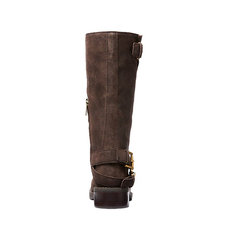 MICHAEL KORS stivali donna michael kors - crosby moto boot - marrone da donna