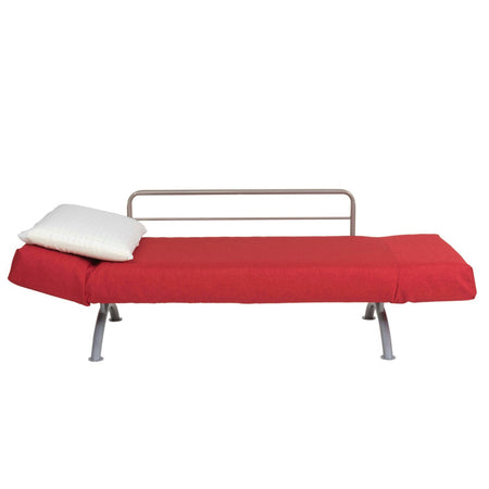 Divano letto trasformabile 2 Posti "Plutone" a cricchetto con materasso "Made in Italy"