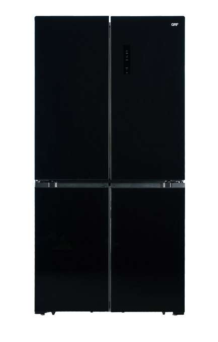 Frigo grf ca91832bg vetro nero 4 porte americano classe classe energetica e inverter total no-frost 564 litri