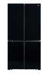 Frigo grf ca91832bg vetro nero 4 porte americano classe classe energetica e inverter total no-frost 564 litri