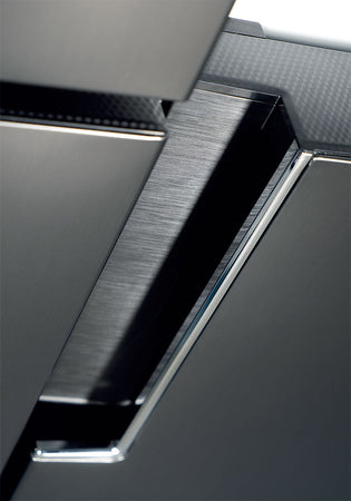 Frigo grf ca91832bg vetro nero 4 porte americano classe classe energetica e inverter total no-frost 564 litri