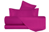 Completo Letto in Raso di puro cotone FUCSIA