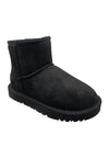 Stivaletti bambina Grunland Junior Crom nero suede - Stile caldo con elastico