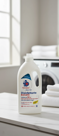 Disinfettante Bucato Germo Homecare 1lt Disinfettante Per Capi Senza Sbiancanti Liquido Disinfetta Con 50 Ml Formato 1l