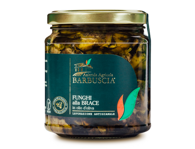 Barbuscia - Funghi alla brace in olio di oliva 280 gr