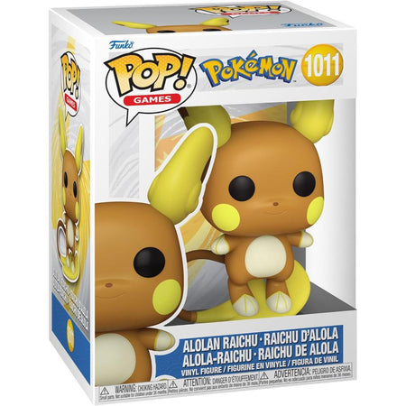 Funko Pop! Games: Pokemon - Raichu Alolan - (Alolan)