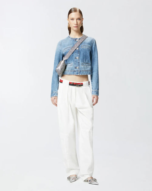 Pinko DURBAN GIUBBINO DENIM BLUE RIO 25 da donna