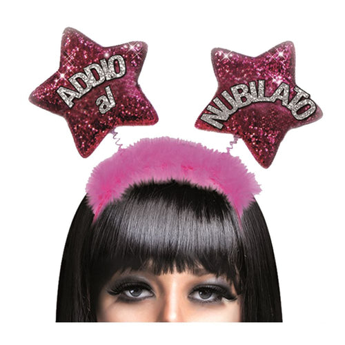 2951-03 CERCHIETTO SEXY DELUXE ADDIO AL NUBILATO CON STELLINE GLITTERATE