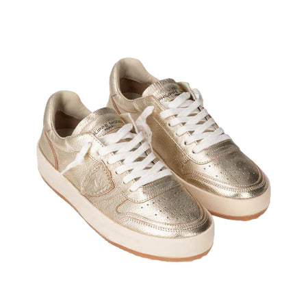 Philippe Model sneaker donna philippe model - nice low woman - oro da donna