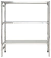 Scaffale in acciaio inox per stoccaggio cibi alimenti strumenti da lavoro settore alimentare cm. 160x60x150h