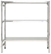 Scaffalatura in acciaio inox certificata per alimenti cm. 180x40x150h