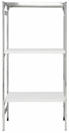 SCAFFALATURA in acciaio inox a ganci cm. 60x30x150h