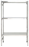 Scaffale inox per ristorazione e settore alimentare cm. 90x60x150h